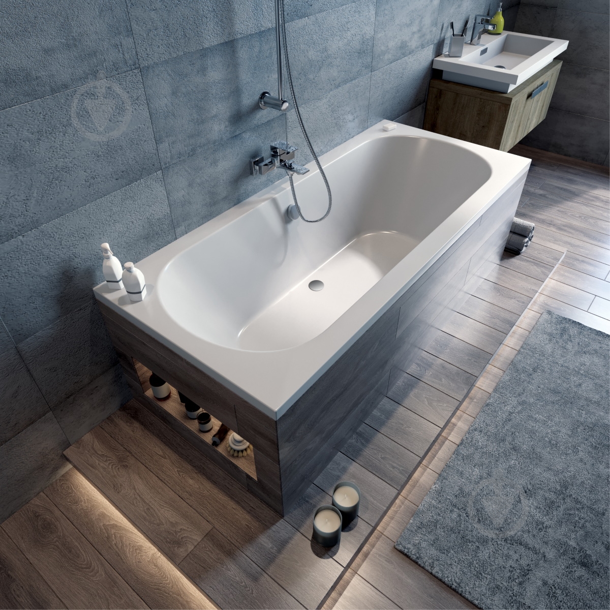 Ванна акрилова Koller Pool Orion Double 170х75 см Orion Double 170х75 - фото 3