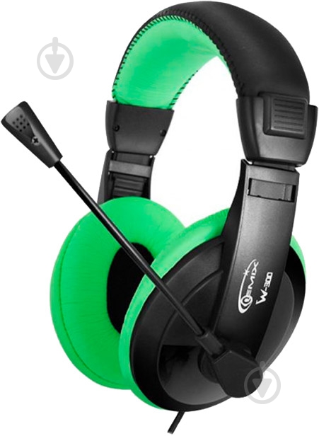 Гарнітура Gemix W-300 black/green (4300094) - фото 1
