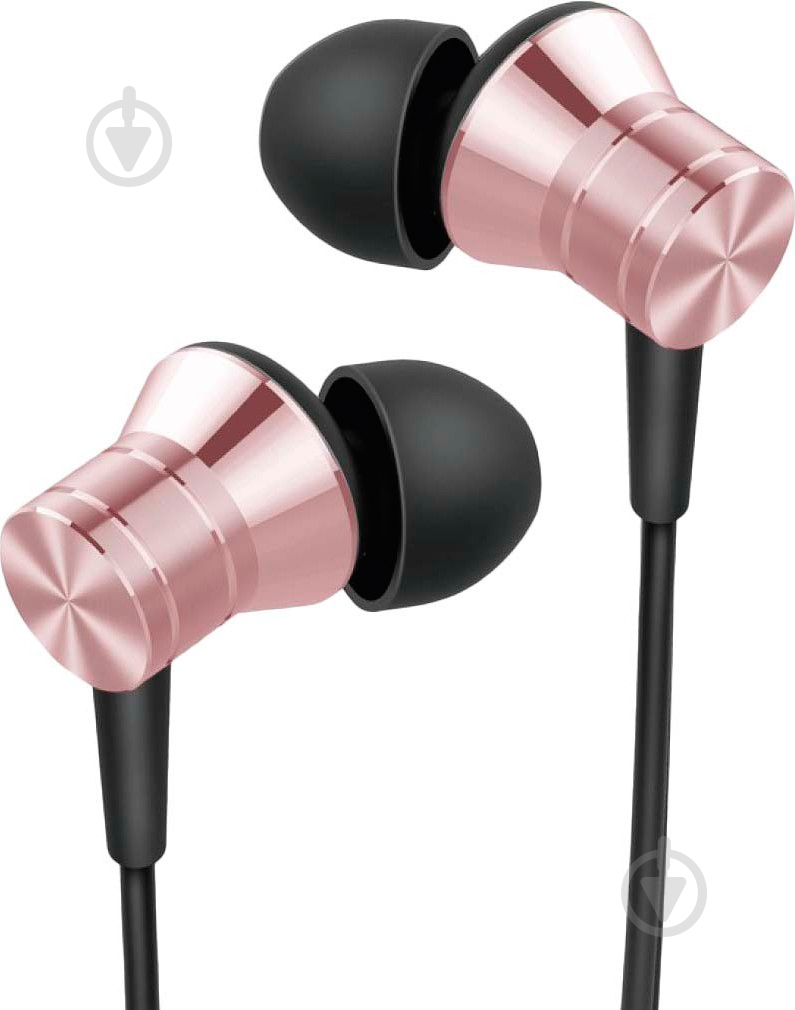 Гарнитура 1More Piston Fit Mic E1009 pink - фото 1