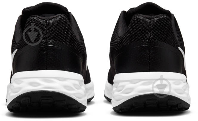 Кроссовки мужские демисезонные Nike REVOLUTION 6 NEXT NATURE DC3728-003 р.43 черно-белые - фото 5