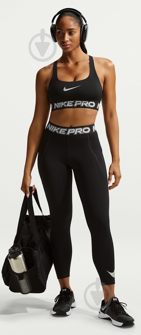 Бра Nike Pro IF0214-010 р.XS черный - фото 3