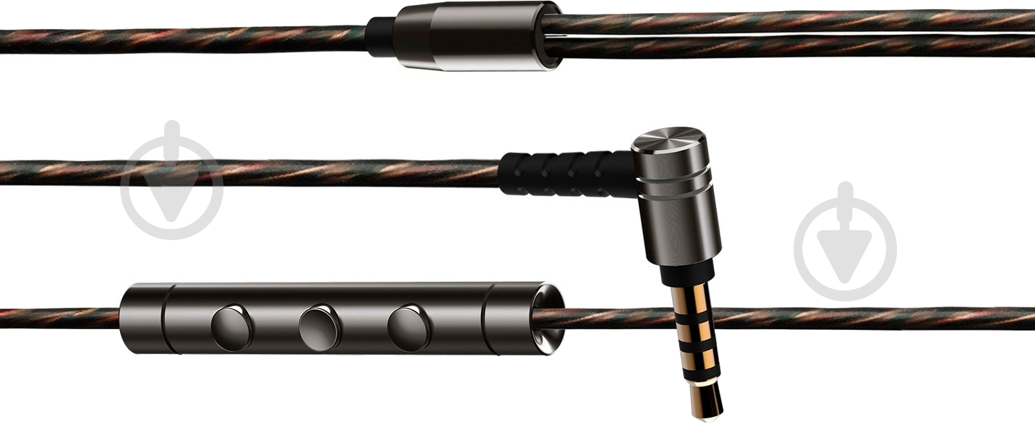 Гарнитура 1More Quad Driver In-Ear Mic E1010 grey - фото 4