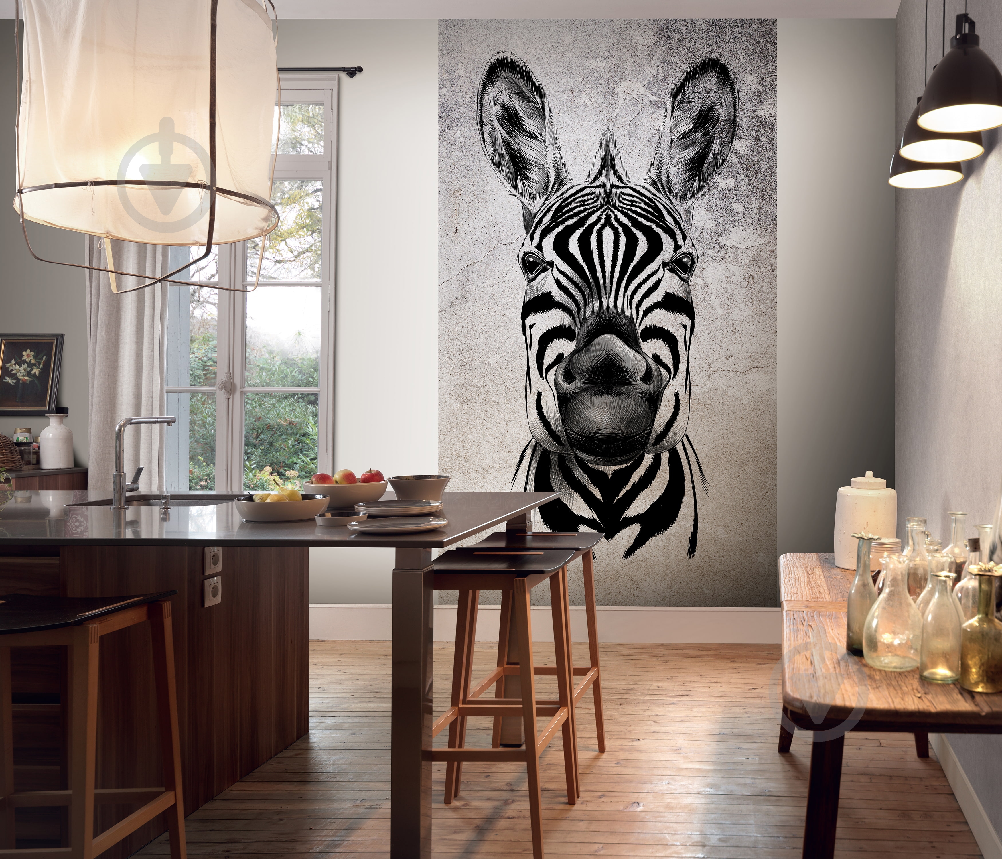ᐉ Шпалери Erismann zoOom Cool Zebra 2516N81 2,7x1,5 см 4,05 кв.м