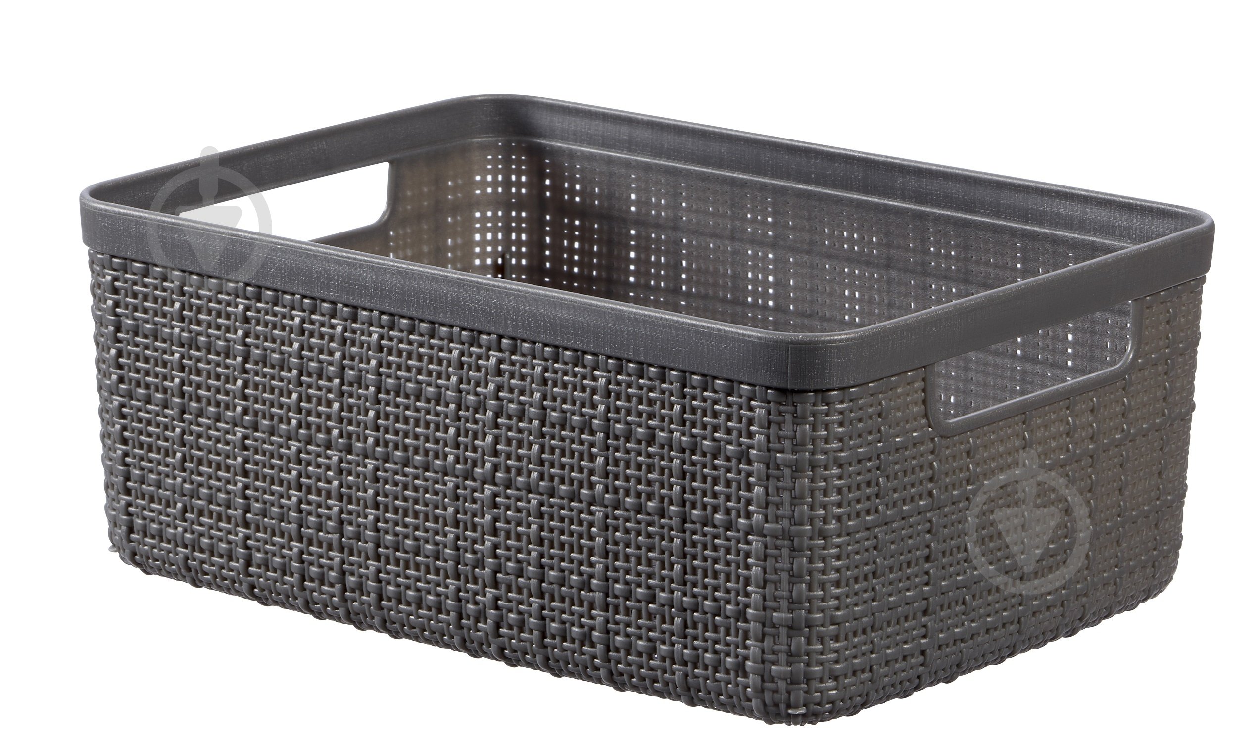 Кошик для зберігання Curver 245712 темно-сірий Jute S 5 л темно-сірий 110x270x200 мм - фото 1