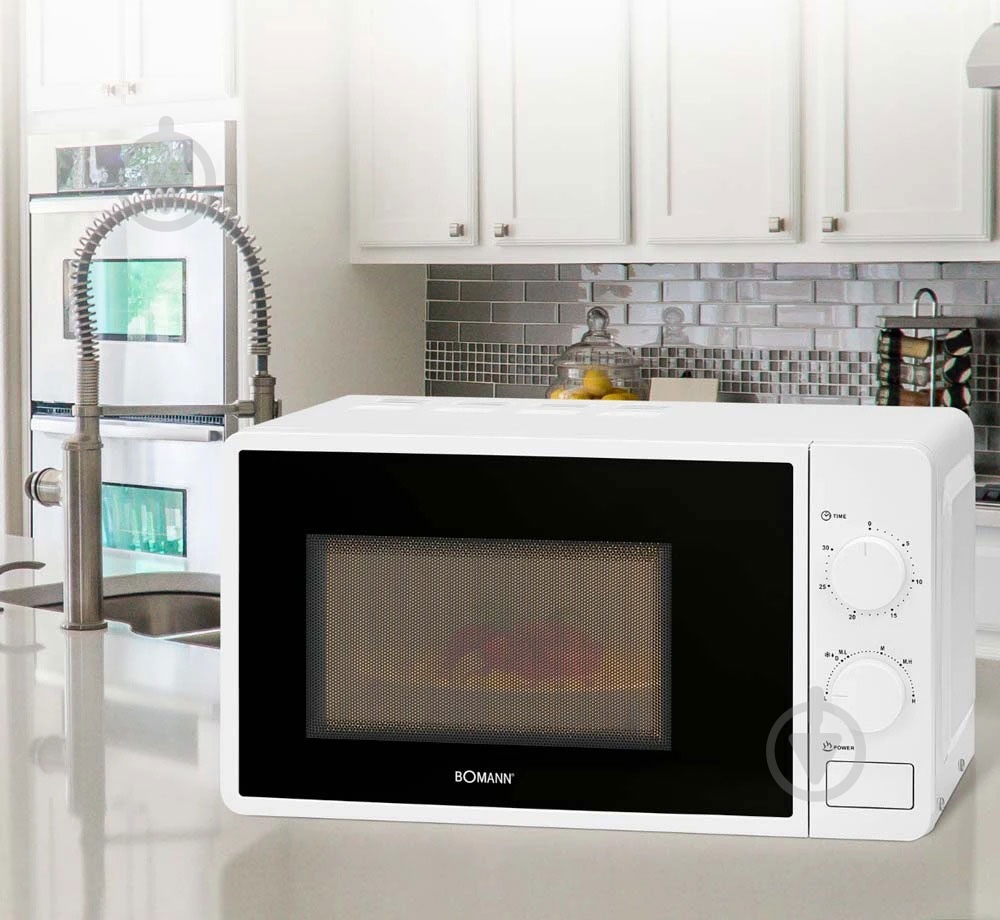 Микроволновая печь Bomann MW 6014 CB White - фото 3