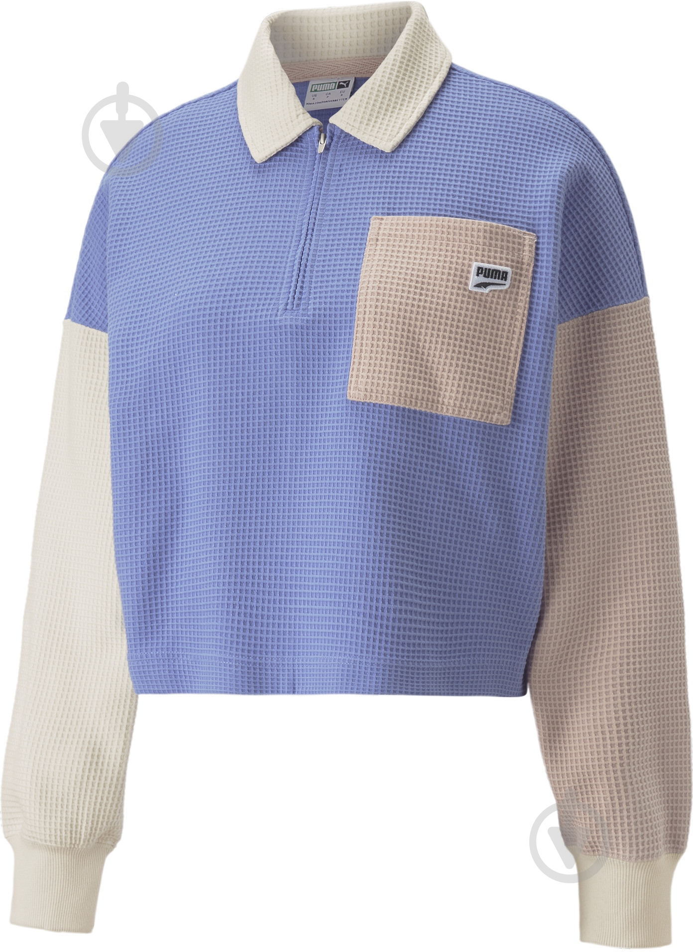 Джемпер Puma DOWNTOWN OVERSIZED LONGSLEEVE POLO 53574523 р.S бузковий - фото 1 Джемпер Puma DOWNTOWN OVERSIZED LONGSLEEVE POLO 53574523 р.S бузковий - фото 1