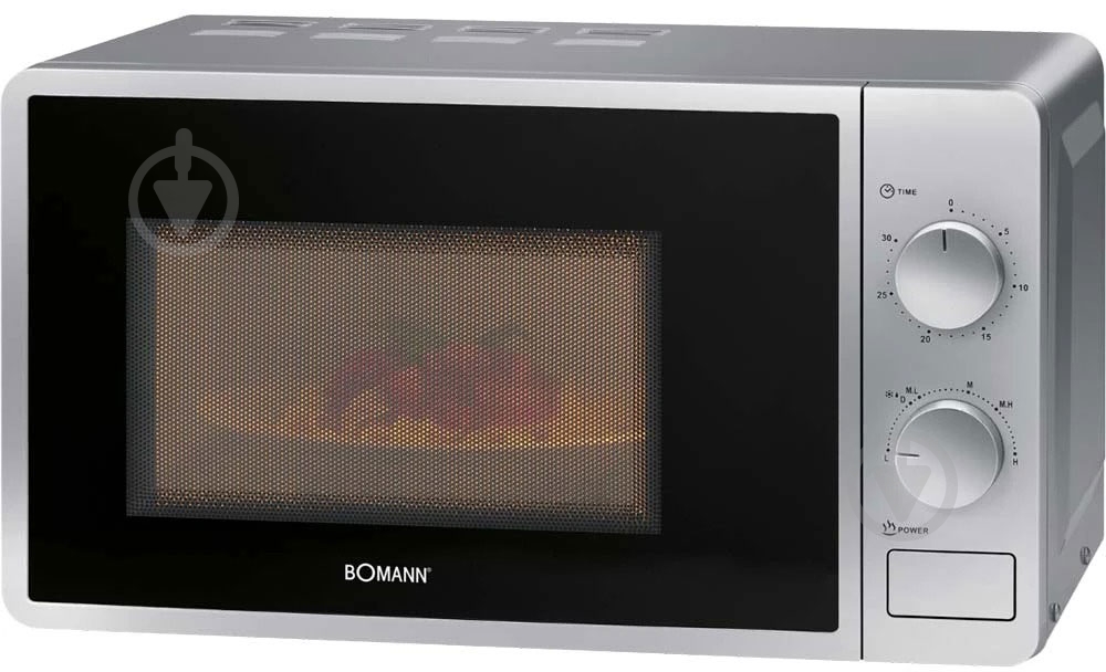 Микроволновая печь Bomann MW 6014 CB silver - фото 1