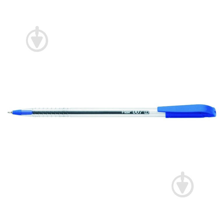 Ручка кулькова Flair синя 007 Ultra прозорий корпус 873 - фото 1 Ручка кулькова Flair синя 007 Ultra прозорий корпус 873 - фото 1