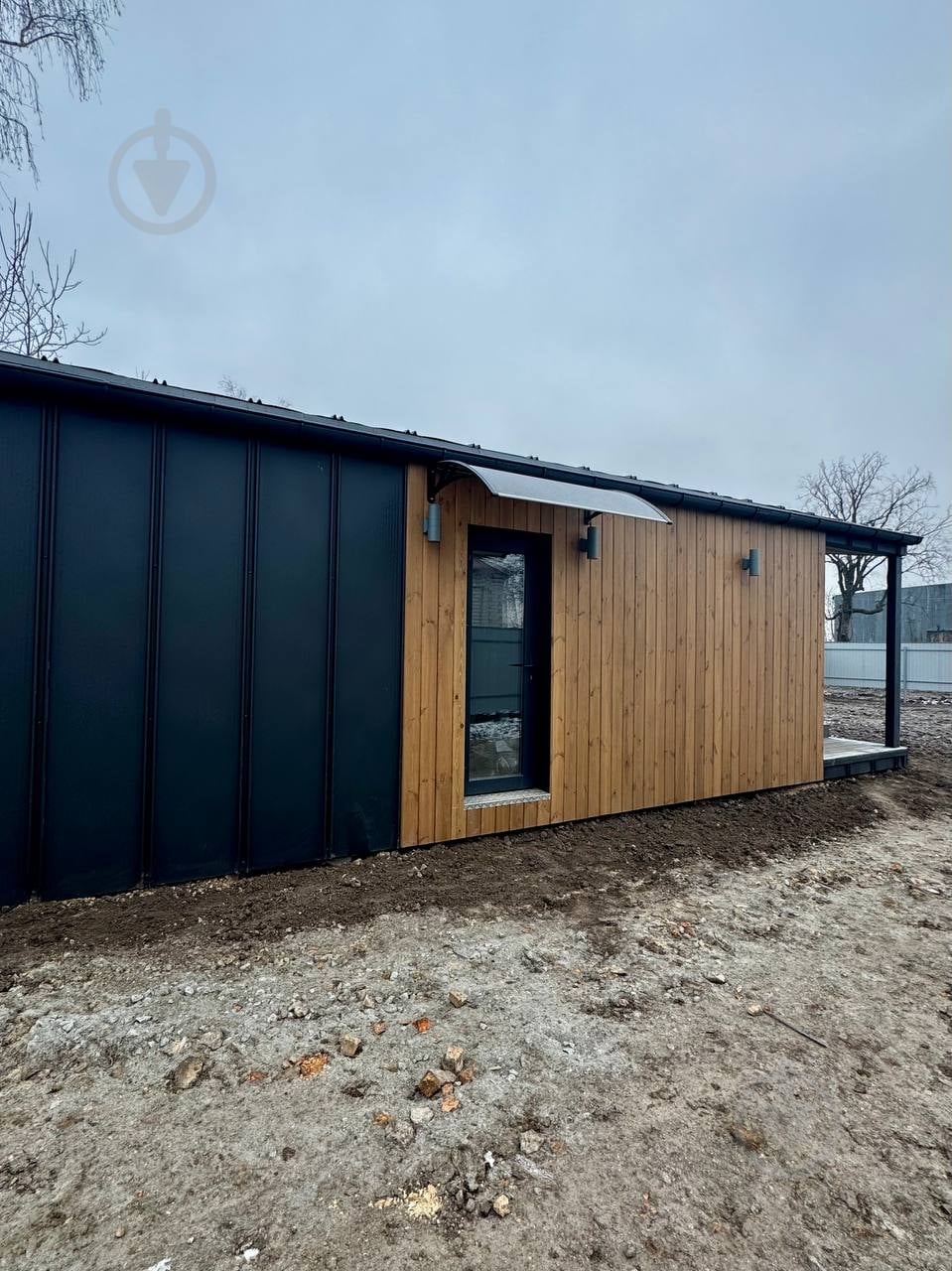 Модульний будинок COMFORT HOUSE 58 із зовнішнім (без внутрішнього) оздобленням та критою терасою 12 м - фото 3