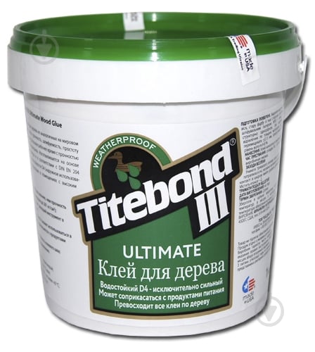 Клей для деревини Titebond III Ultimate 1 кг - фото 1