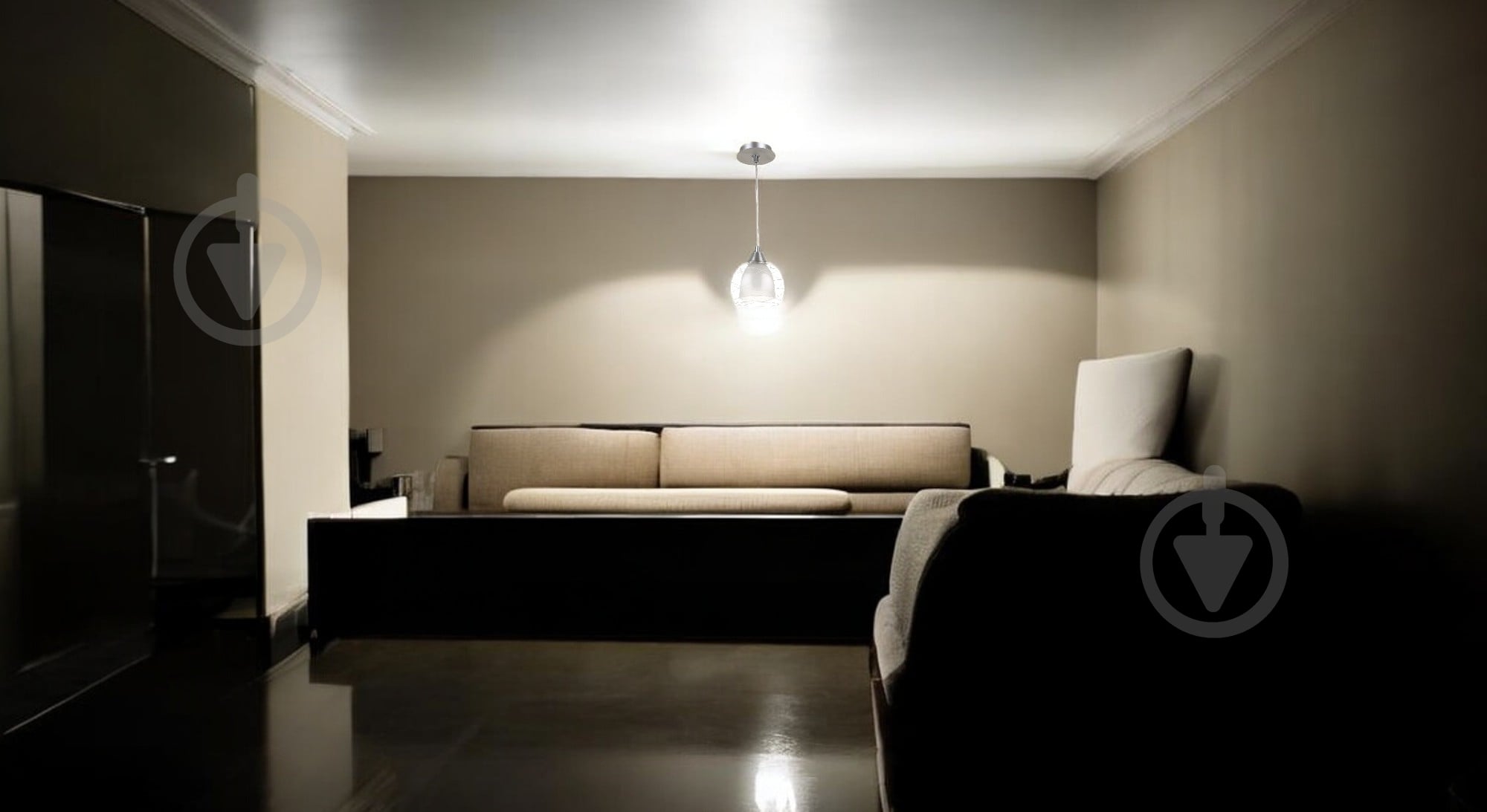 Підвіс Accento lighting Bordo ALPL-PLE85-1 1x60 Вт E27 хром - фото 3