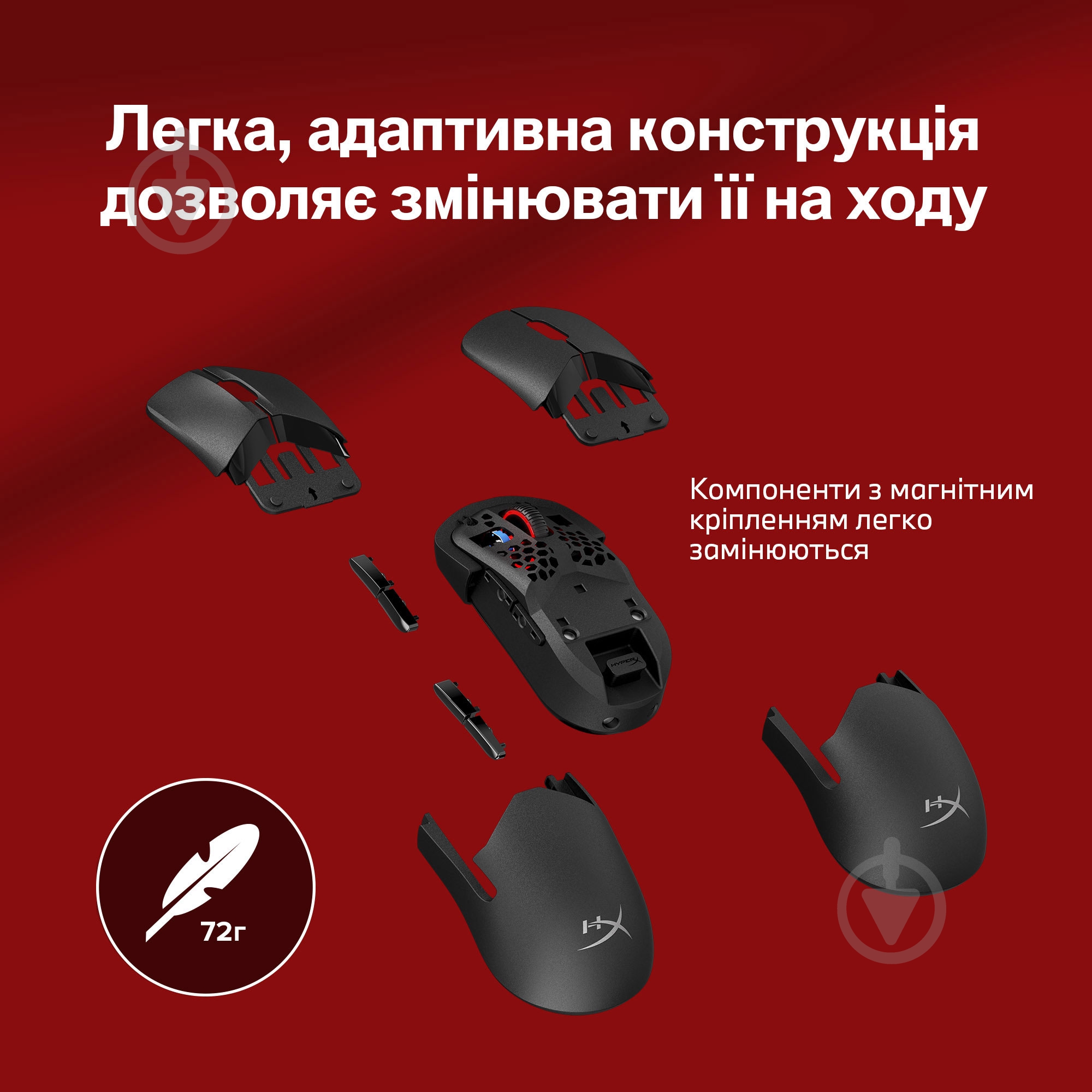 Мышка беспроводная HyperX Pulsefire Saga Pro black (A2PB2AA) - фото 15