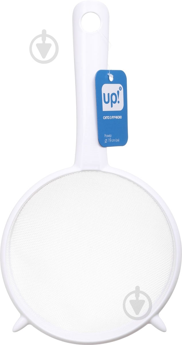 Сито UP! (Underprice) с ручкой 19 см белое - фото 2