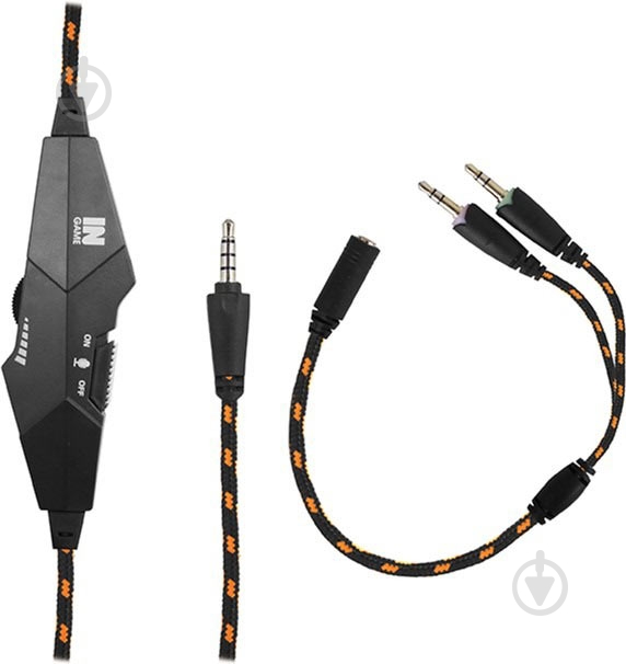 Гарнитура Gemix N20 black/orange (4300106) - фото 4