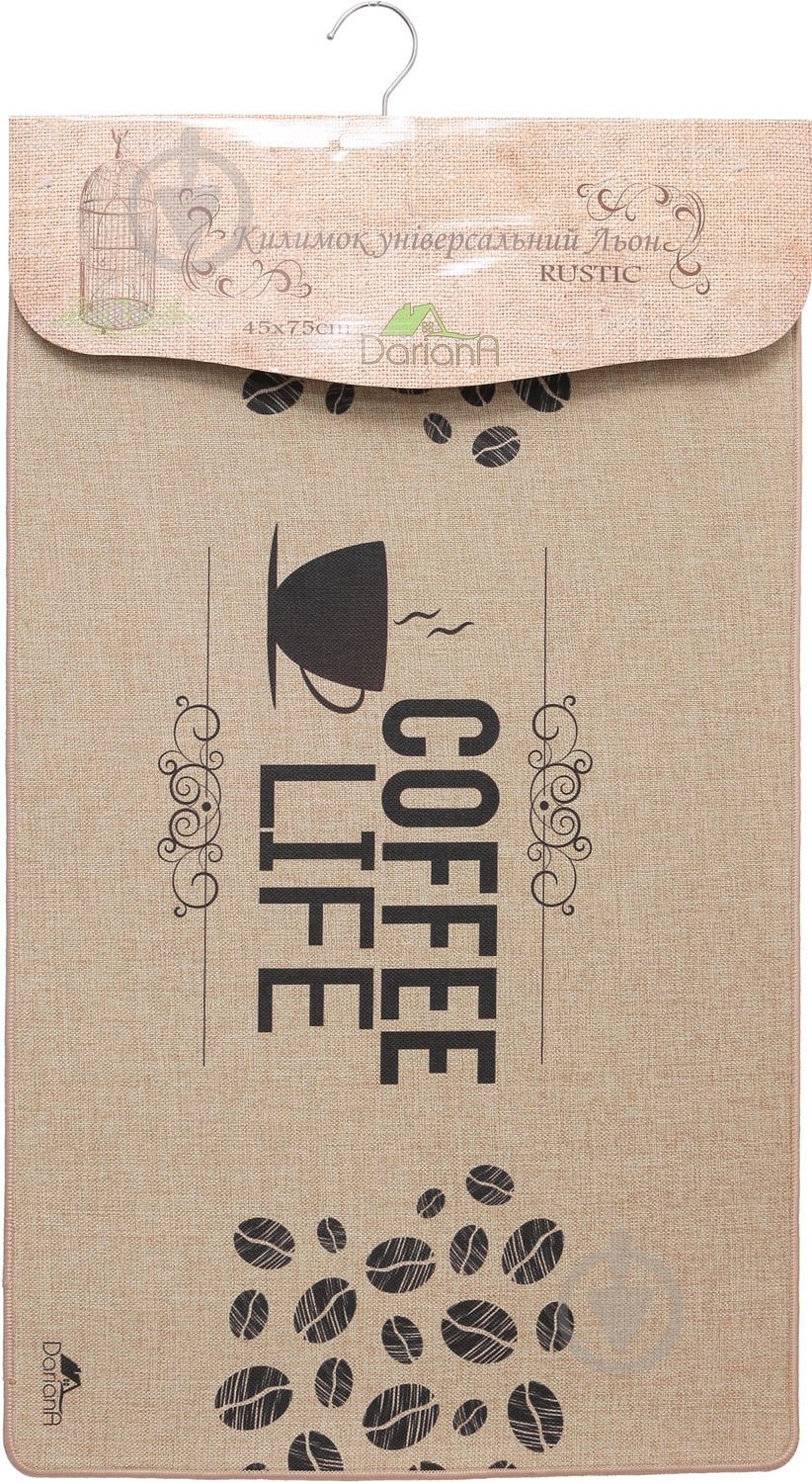 Коврик Лен Coffee life 5635 45x75 см - фото 4 Коврик Лен Coffee life 5635 45x75 см - фото 4