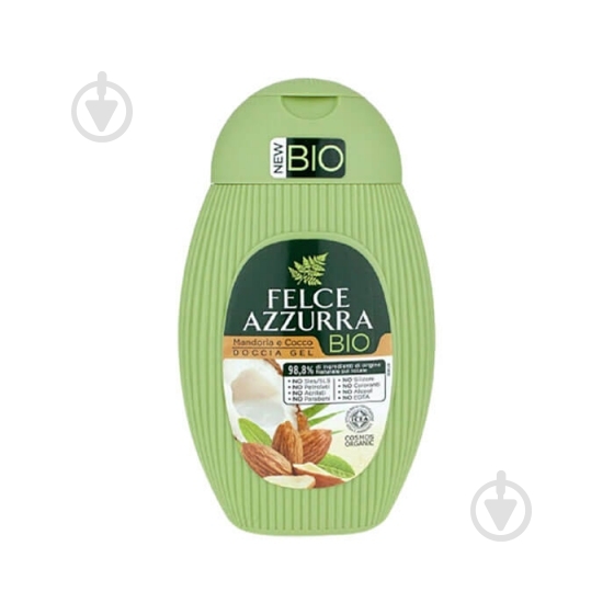 Гель для душу Felce Azzurra Мигдаль та кокос 250 мл - фото 1 Гель для душу Felce Azzurra Мигдаль та кокос 250 мл - фото 1