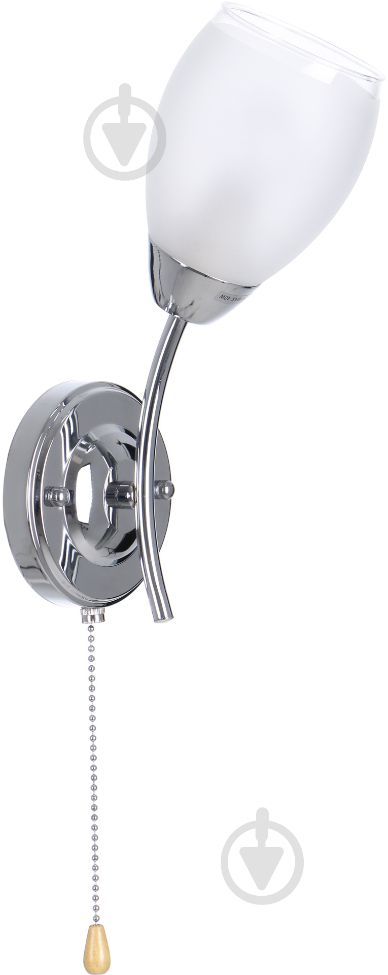 Бра Accento lighting Dijon ALPL-PL0076-1 1x40 Вт E14 хром - фото 1