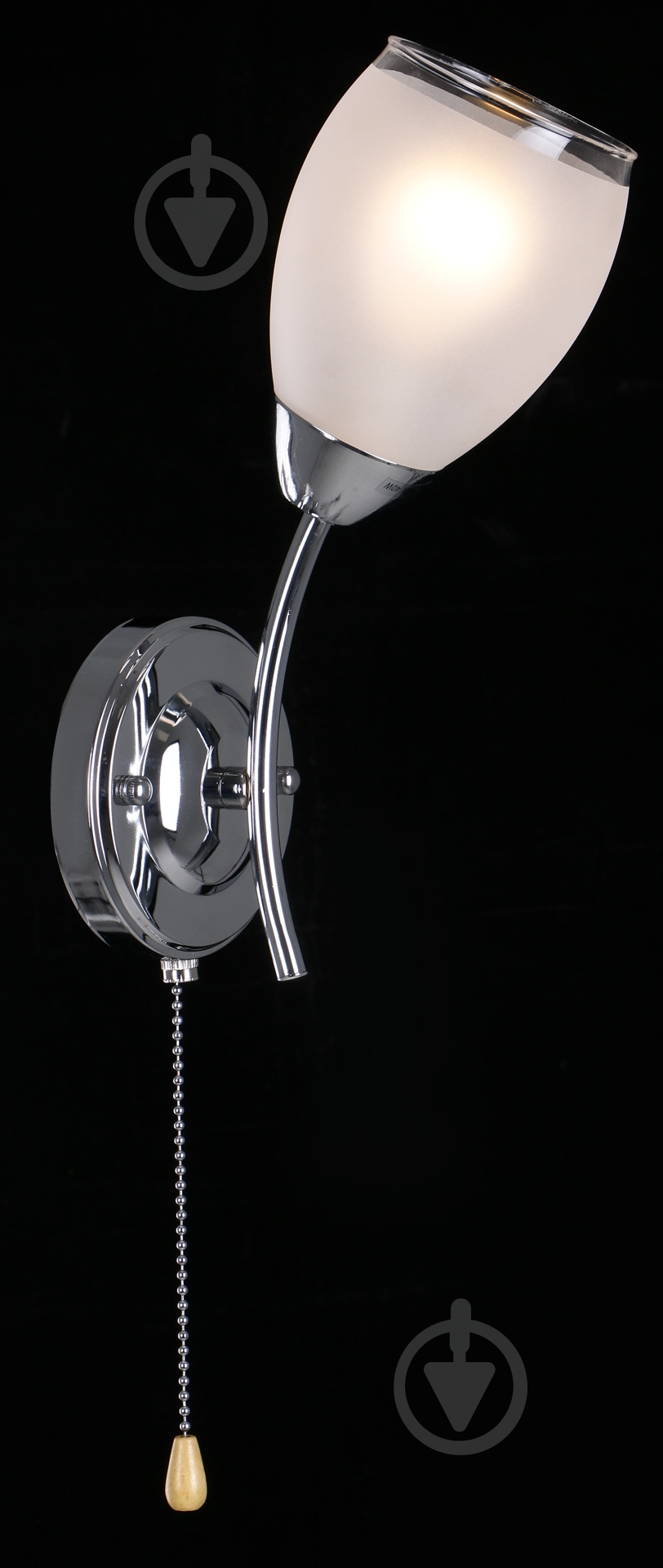 Бра Accento lighting Dijon ALPL-PL0076-1 1x40 Вт E14 хром - фото 2