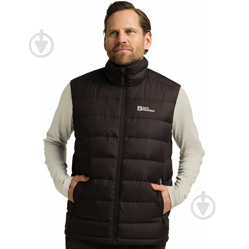 Жилет Jack Wolfskin Ather Down Vest M Rds 1207691_D0108 р.XL коричневый - фото 5 Жилет Jack Wolfskin Ather Down Vest M Rds 1207691_D0108 р.XL коричневый - фото 5