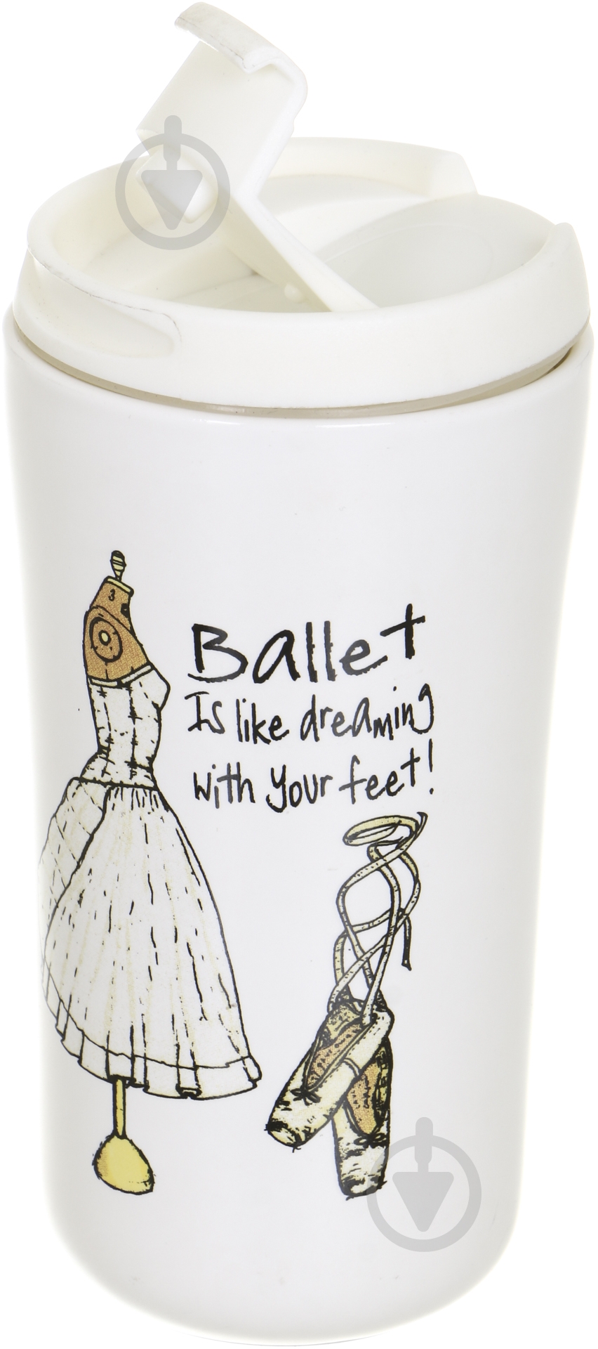 Чашка с крышкой MODA 350 мл Fiora - фото 3 Чашка с крышкой MODA 350 мл Fiora - фото 3