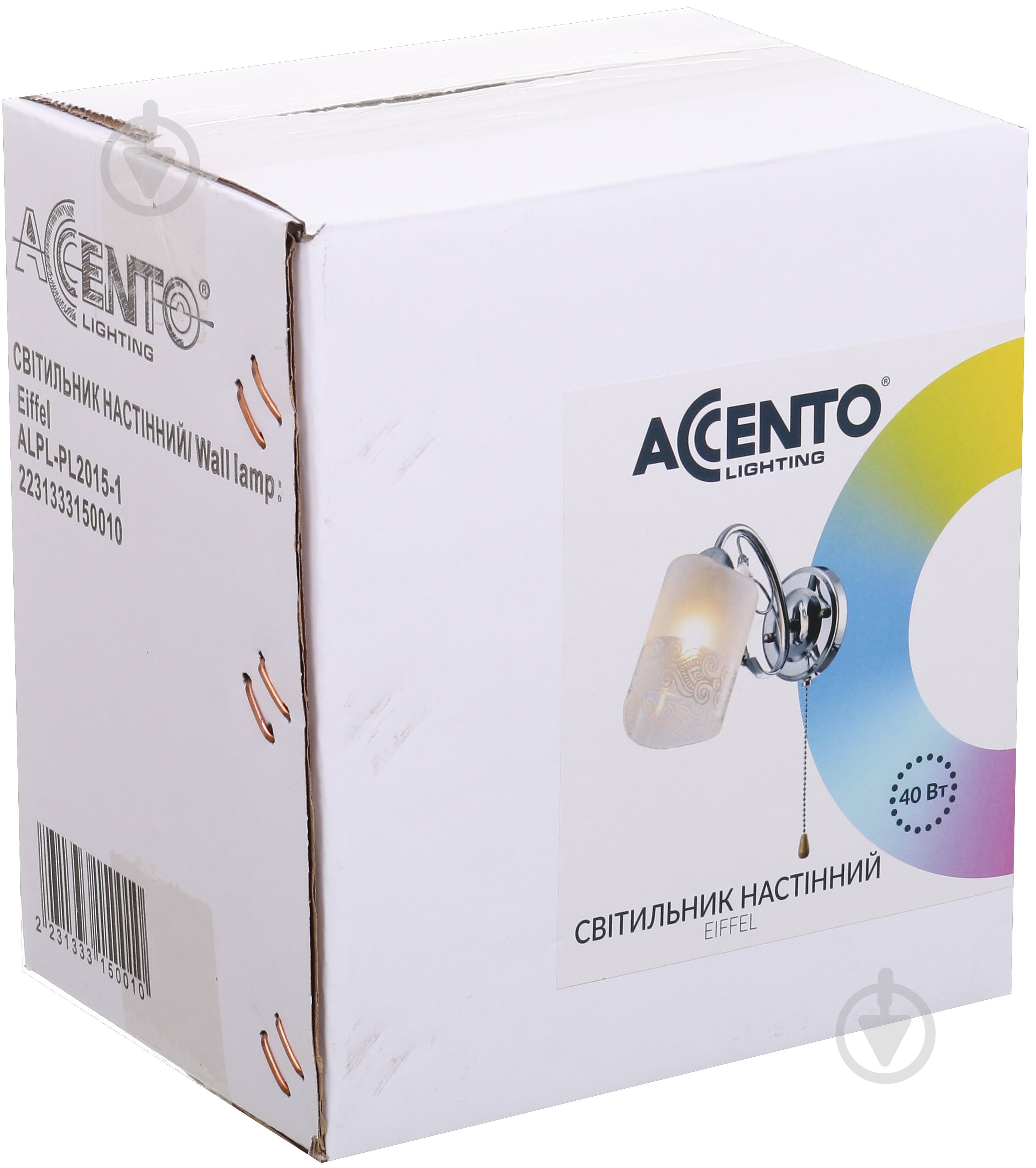 Бра Accento lighting Eiffel ALPL-PL2015-1 40 Вт E14 хром - фото 5 Бра Accento lighting Eiffel ALPL-PL2015-1 40 Вт E14 хром - фото 5