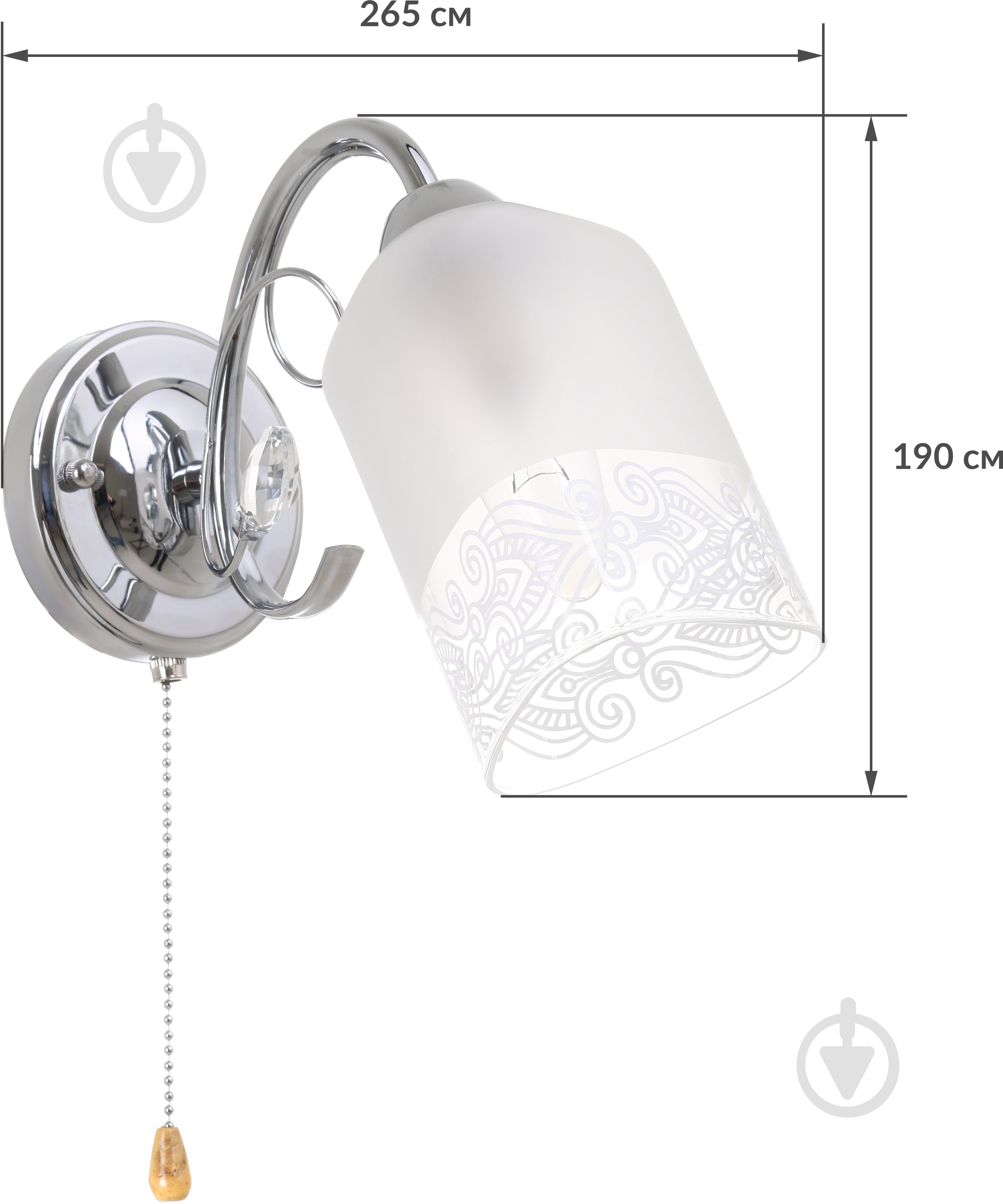 Бра Accento lighting Eiffel ALPL-PL2015-1 40 Вт E14 хром - фото 7 Бра Accento lighting Eiffel ALPL-PL2015-1 40 Вт E14 хром - фото 7