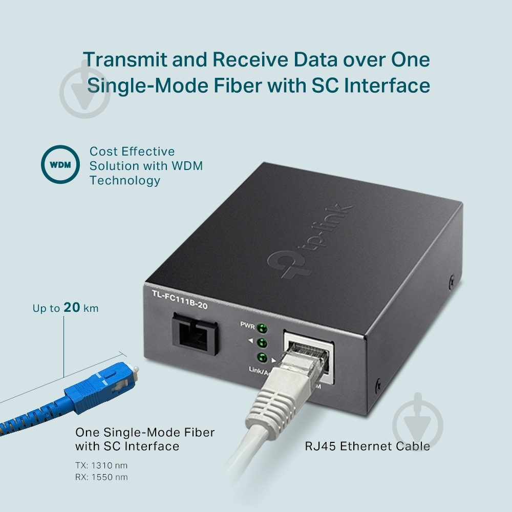 Медиаконвертер TP-Link FC111B-20 - фото 5 Медиаконвертер TP-Link FC111B-20 - фото 5