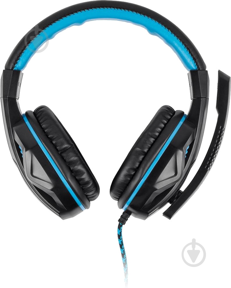 Гарнитура Gemix W-360 black/blue (W-360 Black/Blue) - фото 2
