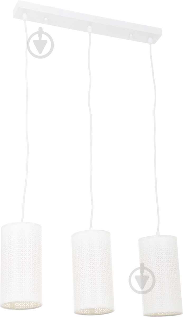 Подвес Accento lighting Toledo 3x40 Вт E27 белый - фото 1