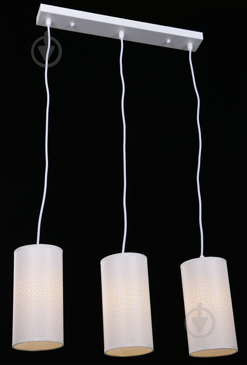 Подвес Accento lighting Toledo 3x40 Вт E27 белый - фото 2