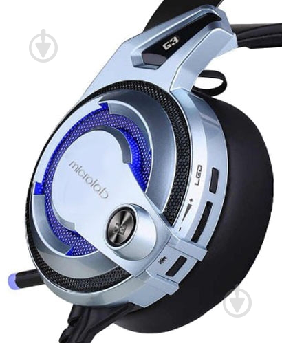 Гарнитура Microlab G3 black/silver (G3) - фото 4