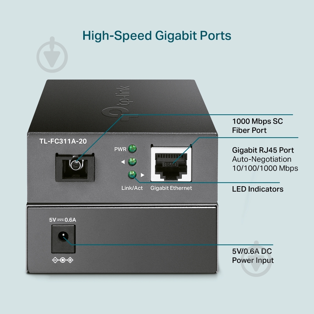Медиаконвертер TP-Link FC311A-20 - фото 8 Медиаконвертер TP-Link FC311A-20 - фото 8