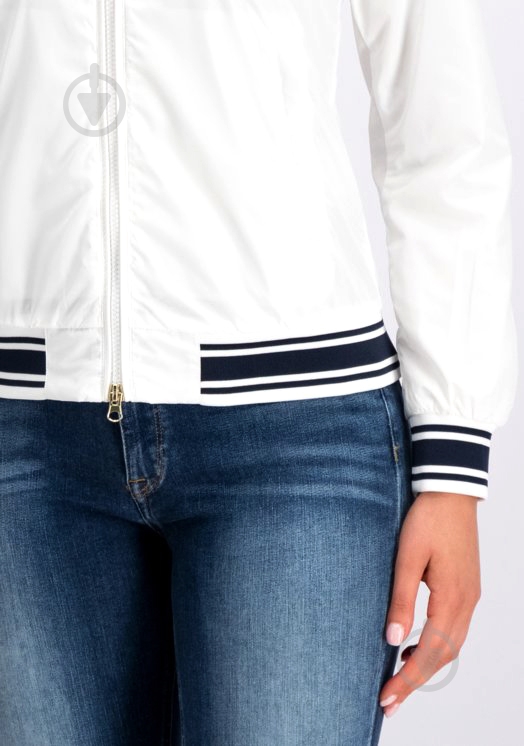 Вітрівка жіноча демісезонна EA7 TESSUTO BOMBER JACKET 3GTB02-TN18Z-1100 р.L біла - фото 5