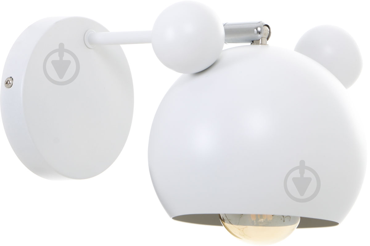 Бра Accento lighting Micky 1x40 Вт E27 белый - фото 1