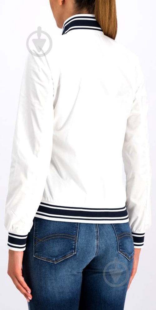 Вітрівка жіноча демісезонна EA7 TESSUTO BOMBER JACKET 3GTB02-TN18Z-1100 р.M біла - фото 3