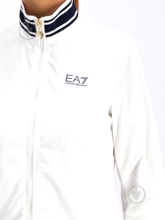Ветровка женская демисезонная EA7 TESSUTO BOMBER JACKET 3GTB02-TN18Z-1100 р.S белая - фото 5