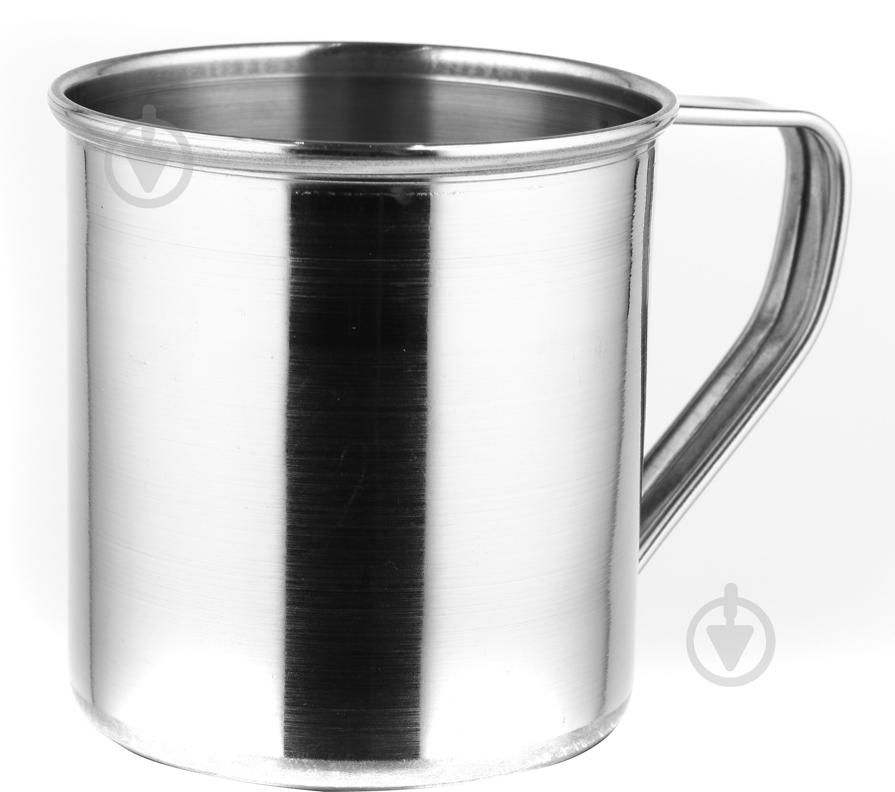 Чашка 500 мл 10 см нержавеющая сталь - фото 1