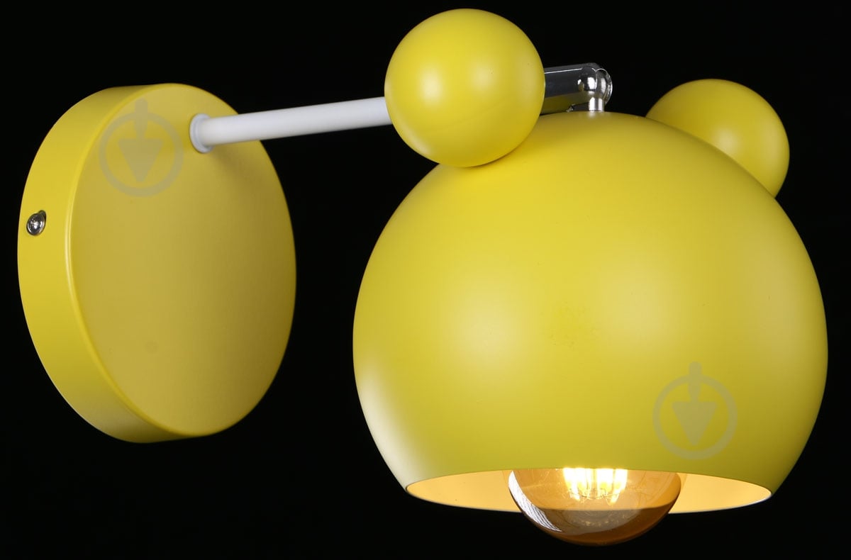 Бра Accento lighting Micky 1x40 Вт E27 желтый - фото 2