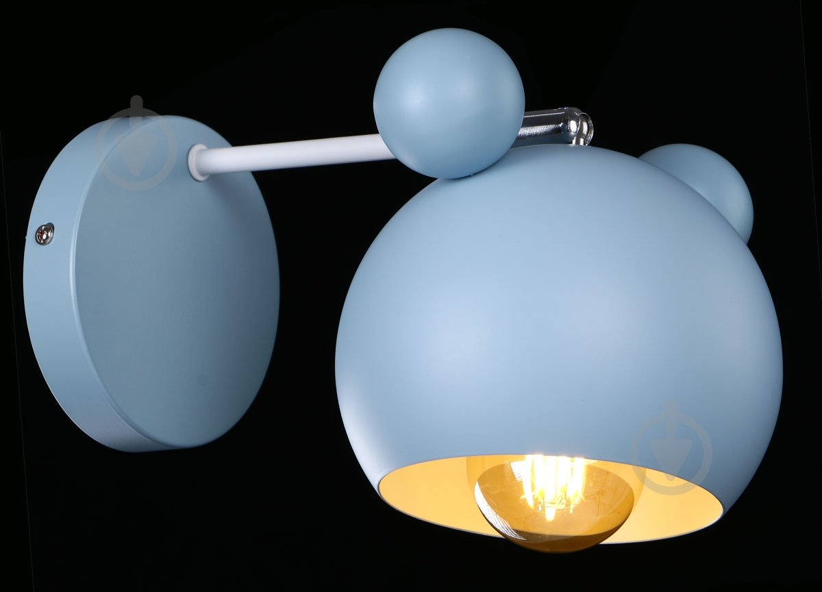 Бра Accento lighting Micky 1x40 Вт E27 голубой - фото 2