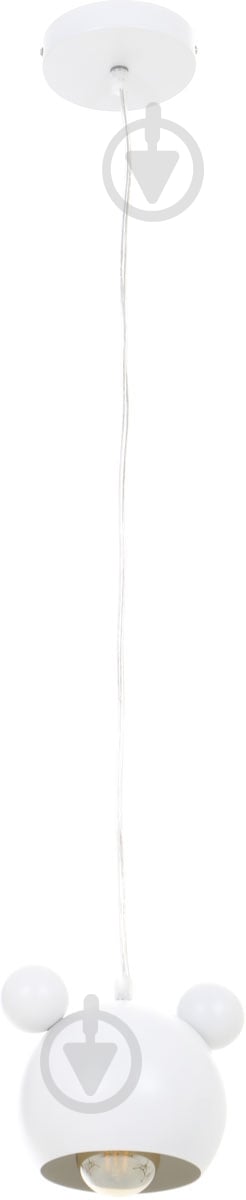 Подвес Accento lighting Micky 1x40 Вт E27 белый - фото 1 Подвес Accento lighting Micky 1x40 Вт E27 белый - фото 1
