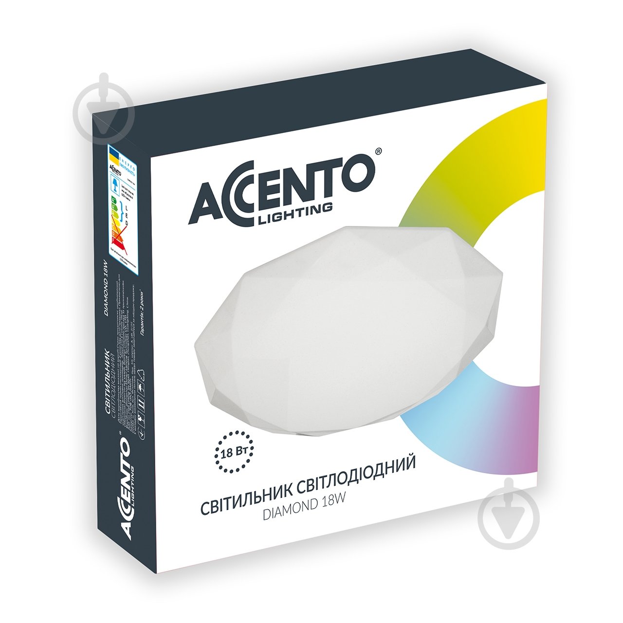 Світильник світлодіодний Accento lighting 18 Вт білий 5200 К - фото 2