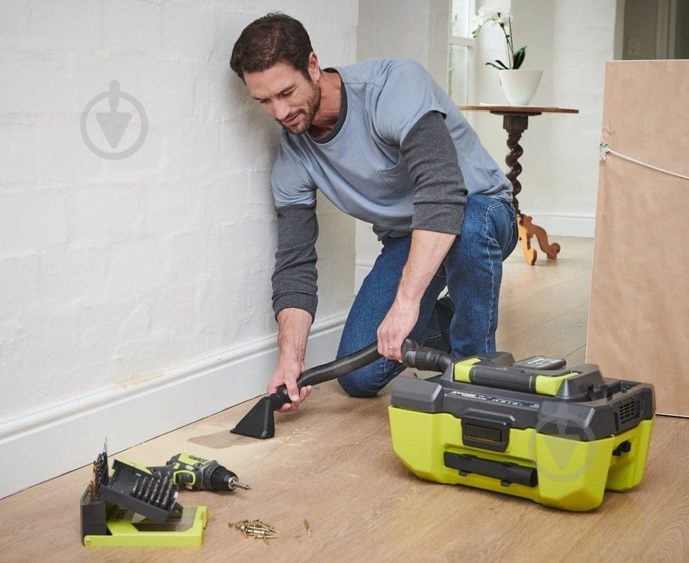 Пылесос RYOBI аккумуляторный (без АКБ и ЗУ) R18PV-0 - фото 5