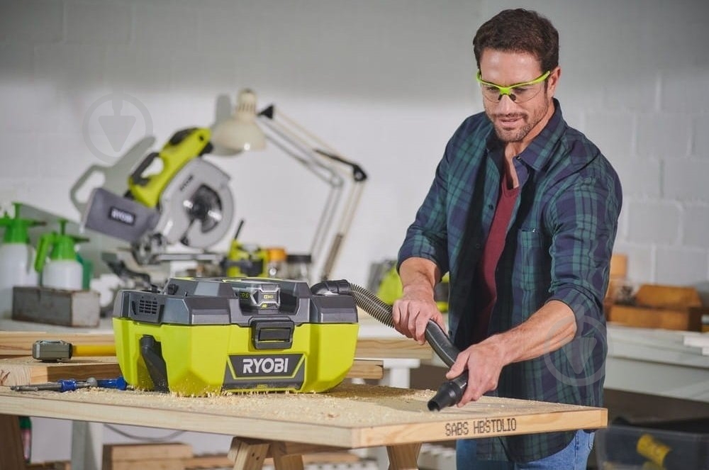 Пылесос RYOBI аккумуляторный (без АКБ и ЗУ) R18PV-0 - фото 3