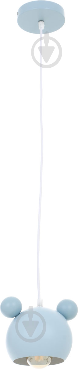 Подвес Accento lighting Micky 1x40 Вт E27 голубой - фото 1