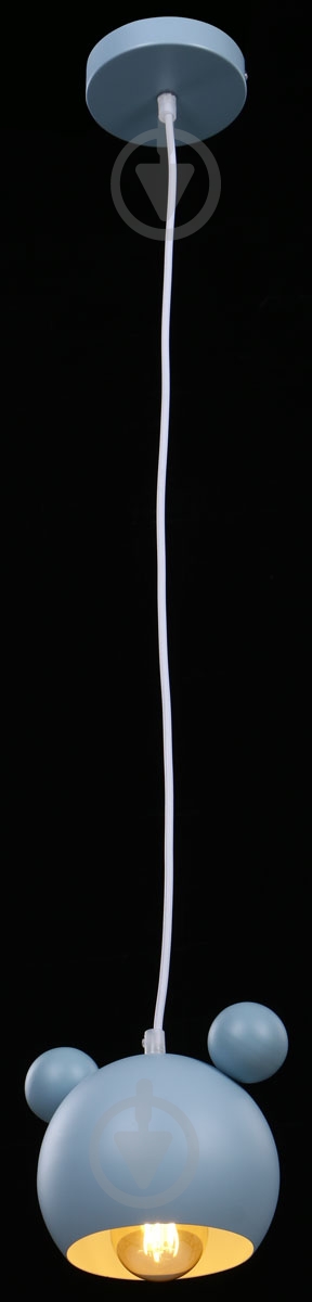 Подвес Accento lighting Micky 1x40 Вт E27 голубой - фото 2