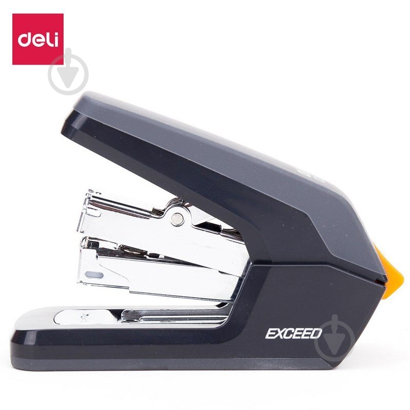 Степлер 0370 черный №24 25 листов Deli - фото 3