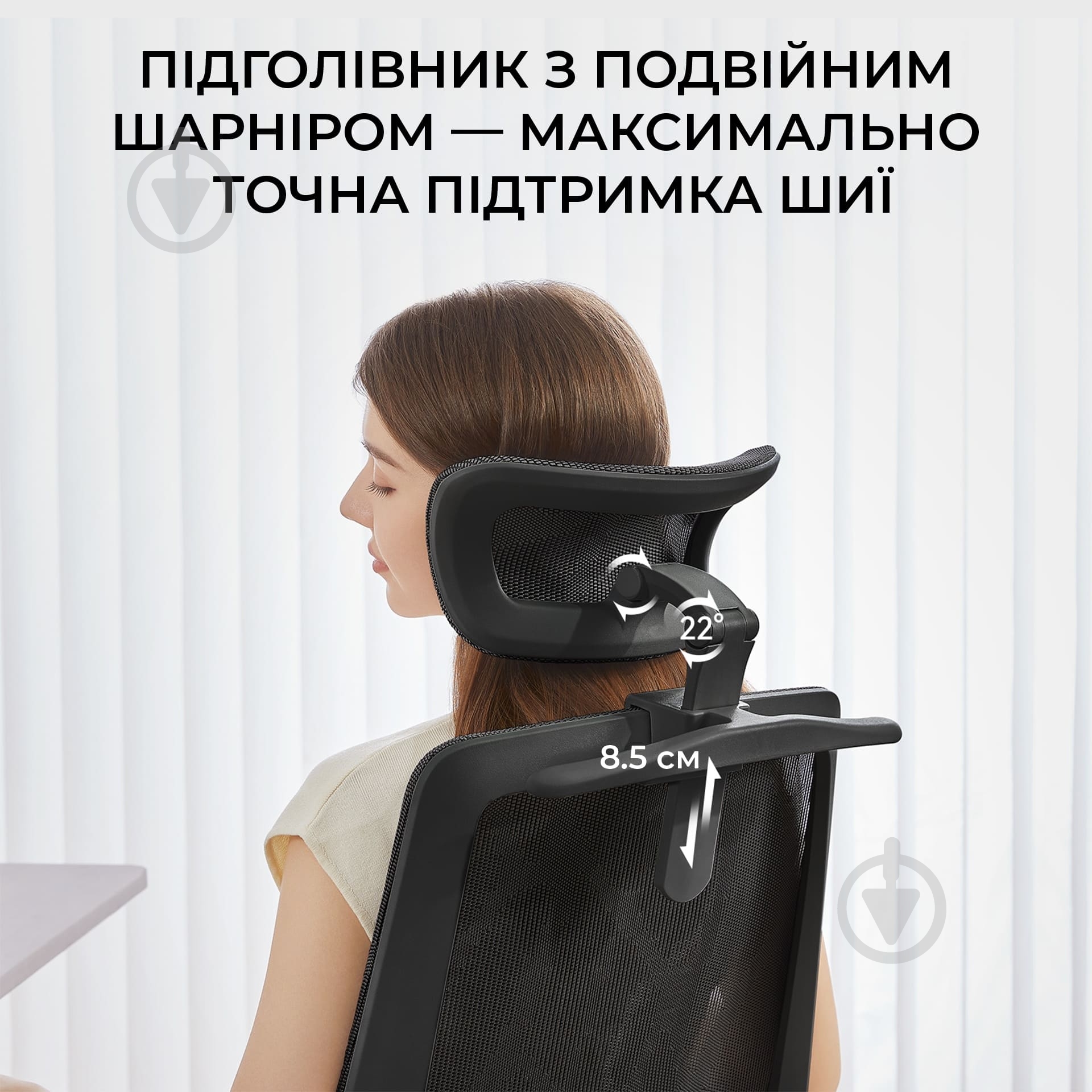 Кресло офисное Sihoo M59AS Mesh Black черный - фото 10