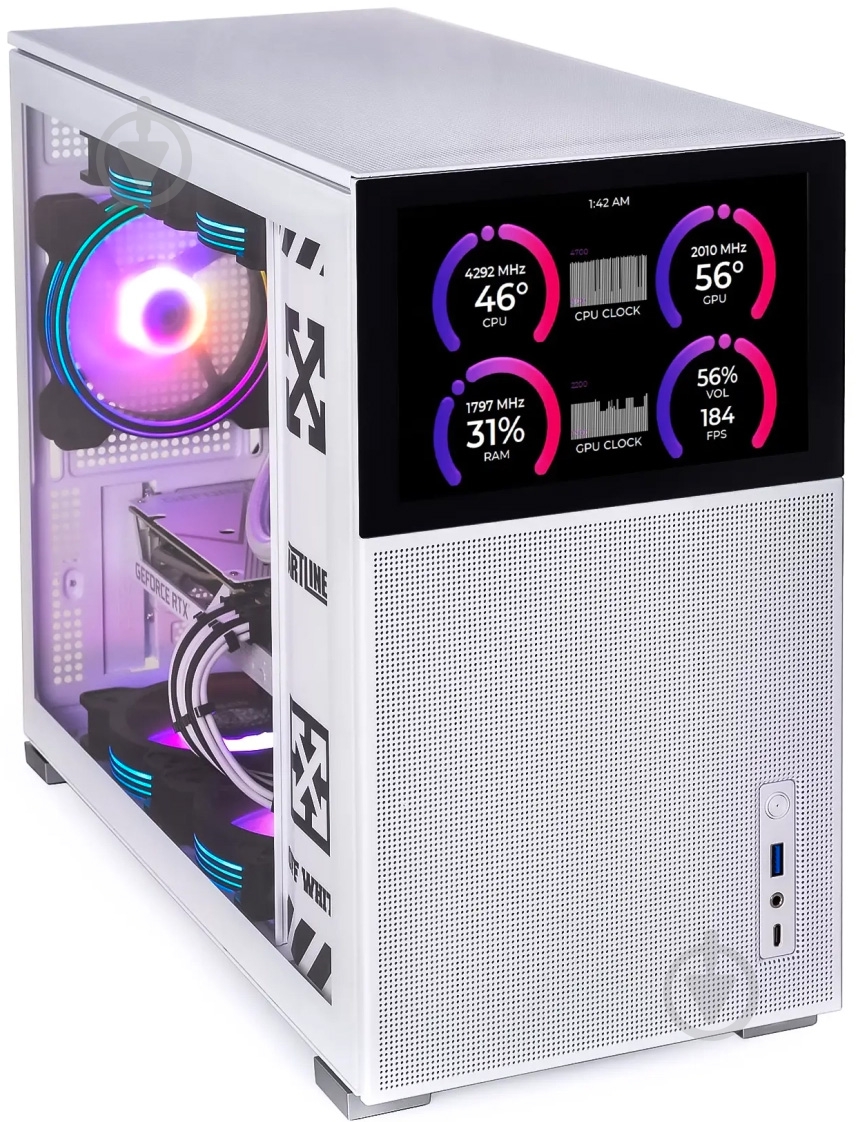Компьютер Artline Gaming D31WHITE Windows 11 Home (D31Whitev24Win) white - фото 2