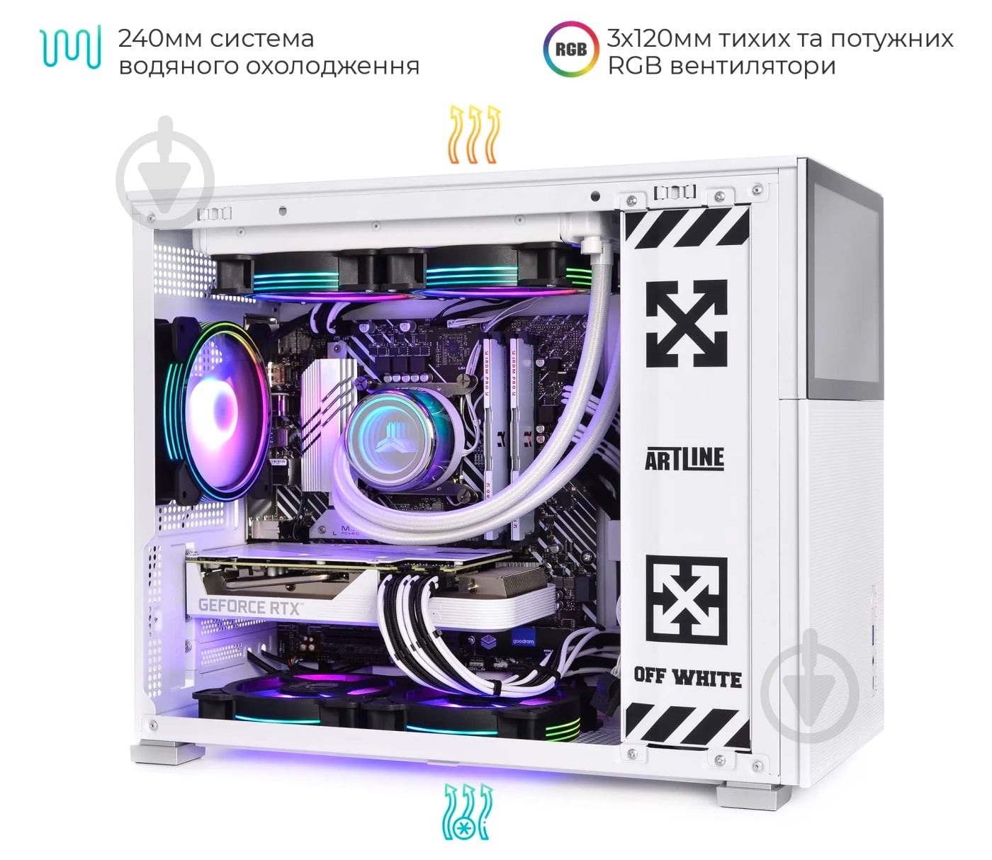 Компьютер Artline Gaming D31WHITE Windows 11 Home (D31Whitev24Win) white - фото 11