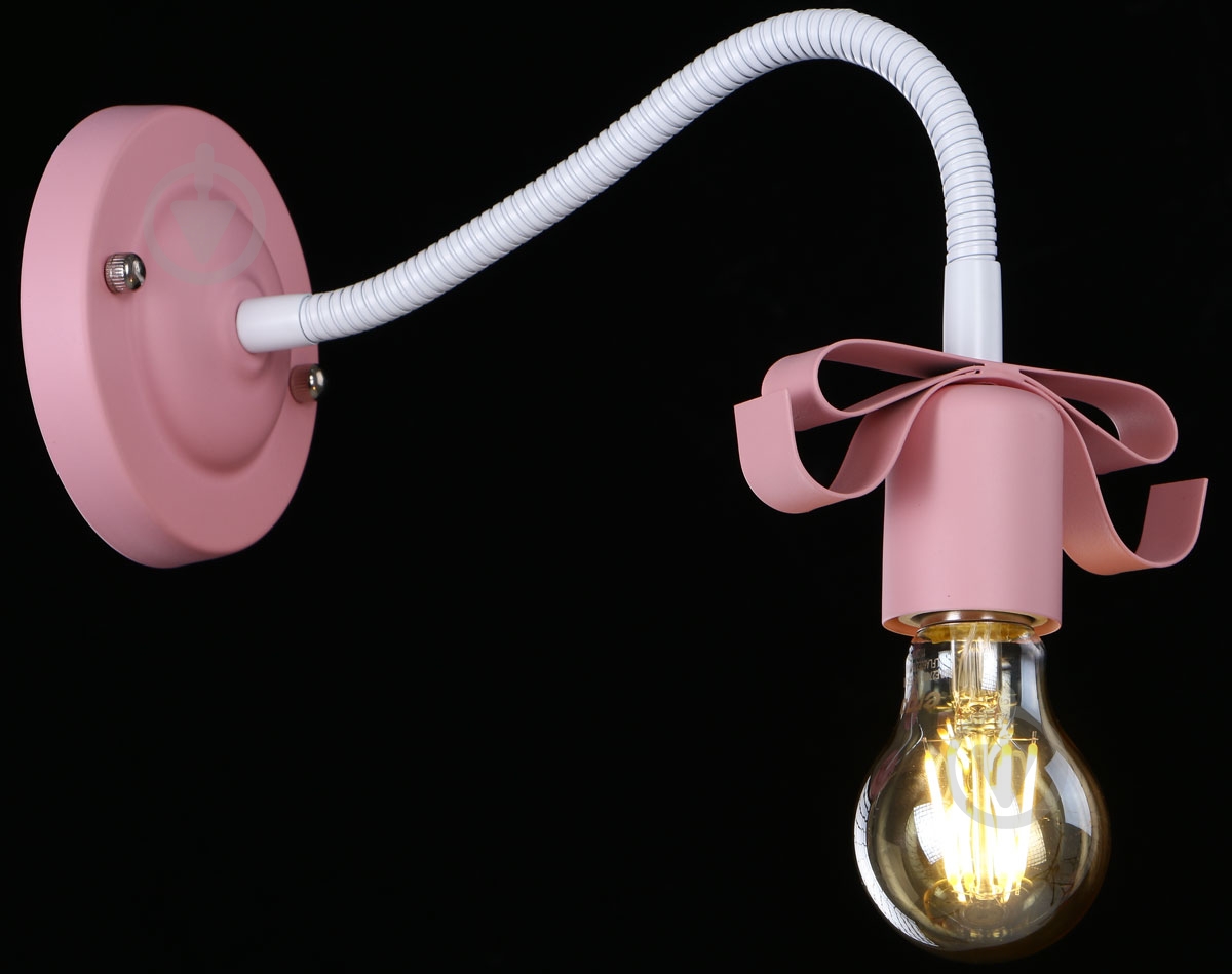 Бра Accento lighting Bow 1x40 Вт E27 розовый - фото 2